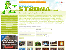 Tablet Screenshot of mojastrona.com.pl